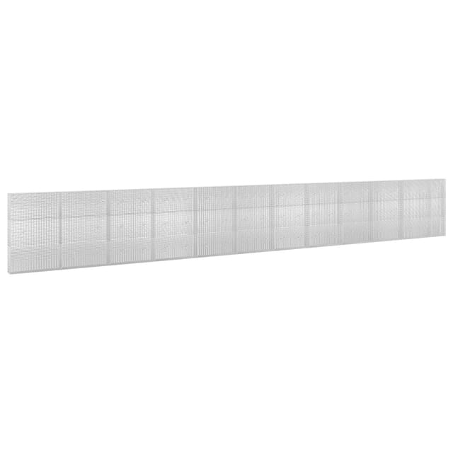 Gabione Mit 3,5 Mm Draht Und 5x2,5 Cm Maschen 1150x20x150 Cm Vidaxl