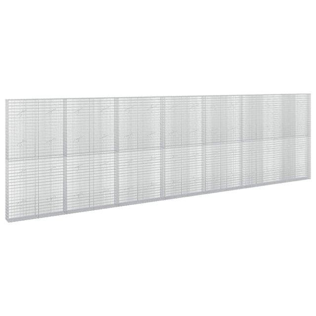 Gabione Mit 3,5 Mm Draht Und 5x2,5 Cm Maschen 700x20x200 Cm Vidaxl