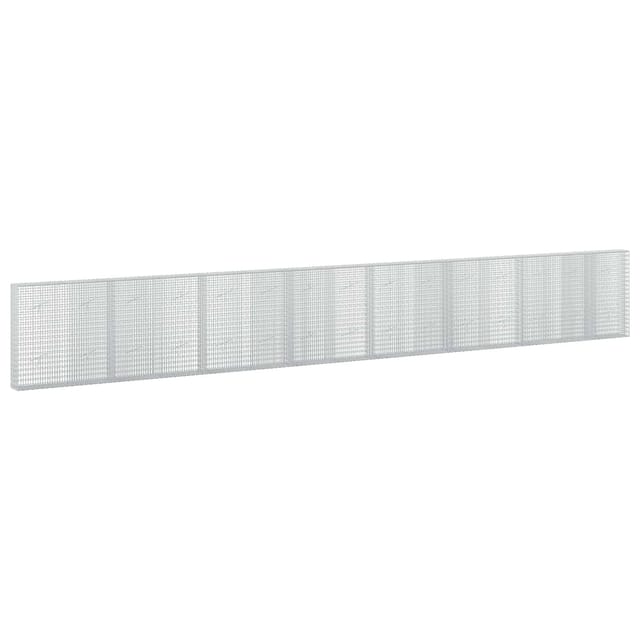 Gabione Mit 3,5 Mm Draht Und 5x2,5 Cm Maschen 750x20x100 Cm Vidaxl