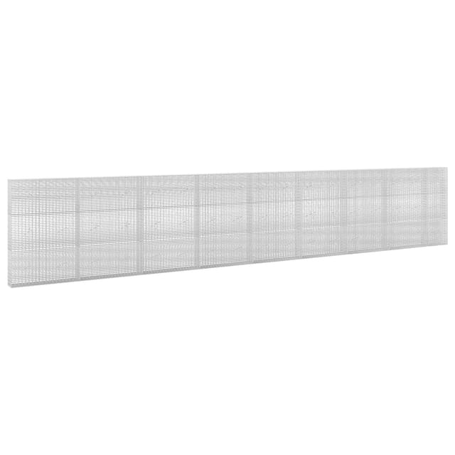 Gabione Mit 3,5 Mm Draht Und 5x2,5 Cm Maschen 850x20x150 Cm Vidaxl