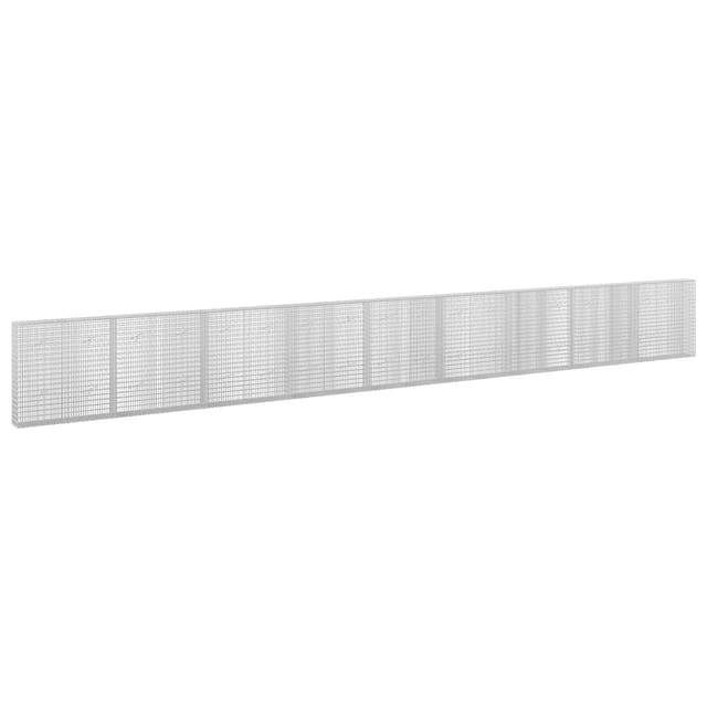 Gabione Mit 3,5 Mm Draht Und 5x2,5 Cm Maschen 900x20x100 Cm Vidaxl