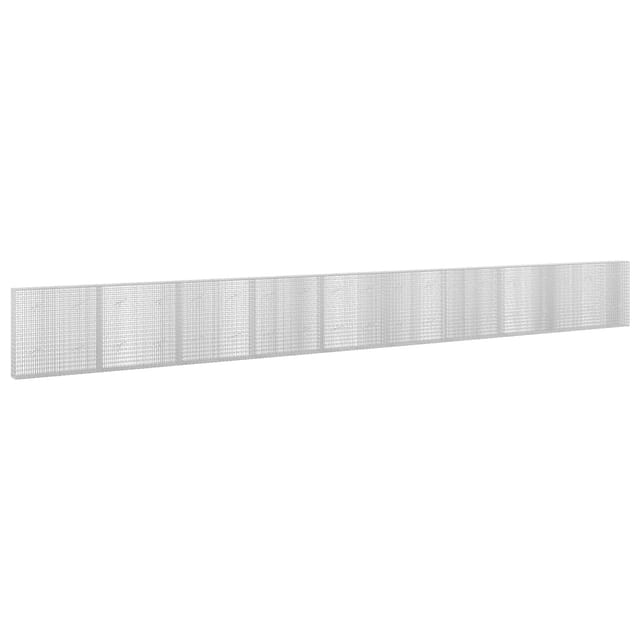 Gabione Mit 3,5 Mm Draht Und 5x2,5 Cm Maschen 950x20x100 Cm Vidaxl