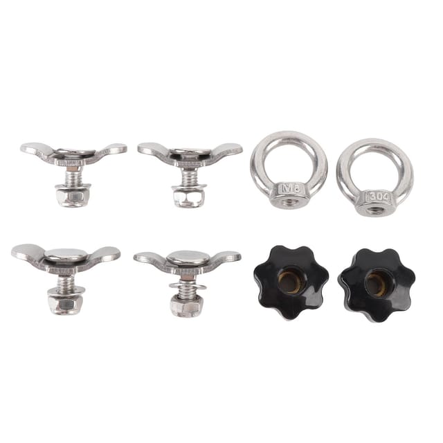 Doppelgewindebolzen-set Für L-schienen, Edelstahl, Für Pickups, Wohnmobile Und Quad-ladeflächen, M8x25 Mm