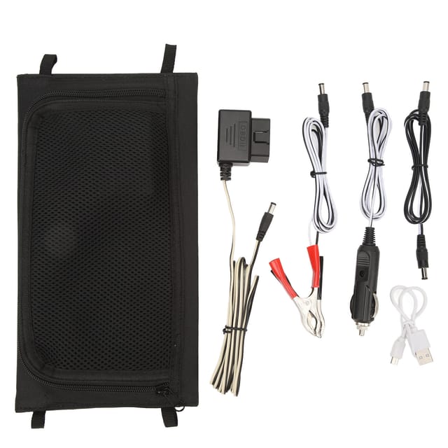 Faltbares Monokristallines Silizium-solarpanel, Kompatibel Mit Autos, Wohnmobilen, Handys, Computern Und Tablets. Aufladen