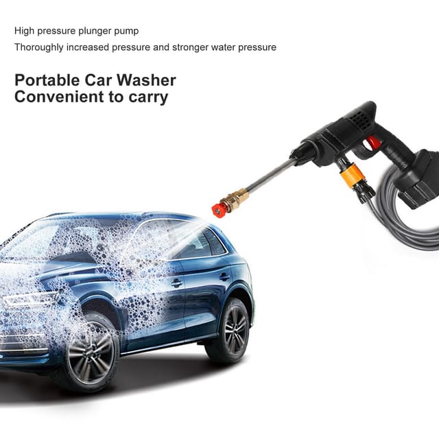 300-watt-akku-hochdruckreiniger Mit 10.000-mah-akku, Tragbar, Zum Waschen Von Autos Zu Hause Oder Von Fahrzeugen.