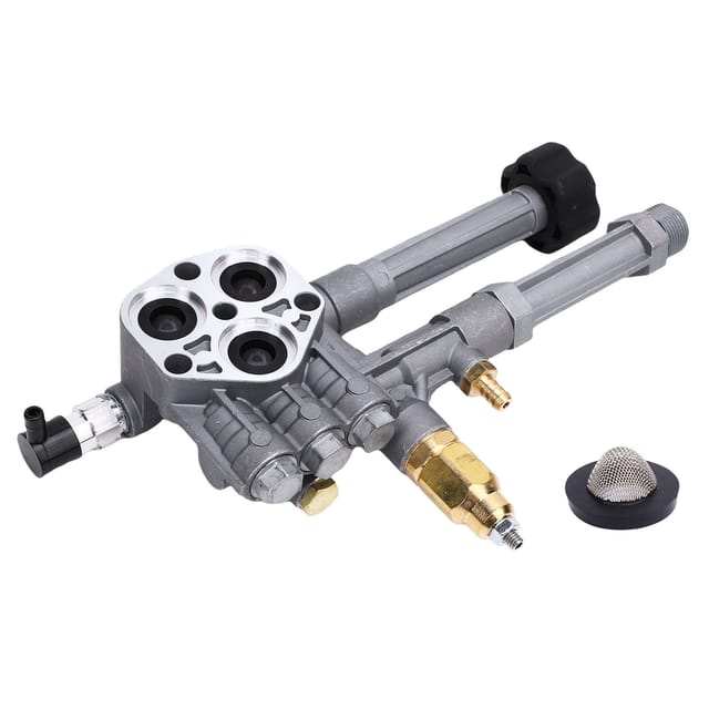 Hochdruckreiniger-pumpenkopf Aus Aluminiumlegierung, Ersatz Für Troy Bilt Ar42518 Rmw Srmw, Srmw2.2g26, Rmw2.2g24, Rmw2g20 Und Rmw2g23b Pumpen.