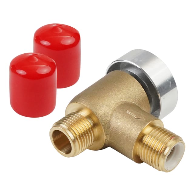 Rückschlagventil Aus Messing Für Wohnmobile, Vakuumbrecher, Verbessert Die Frischwasserabdichtung, 1/2"-npt-außengewinde.