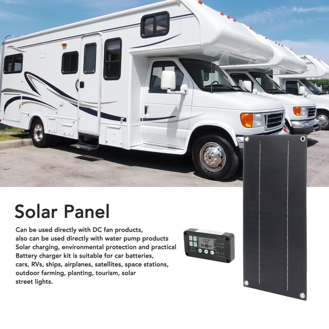 600w 18v Monokristallines Silizium-solarmodul Für Auto, Wohnmobil, Flugzeug, Landwirtschaft Und Freilandanbau