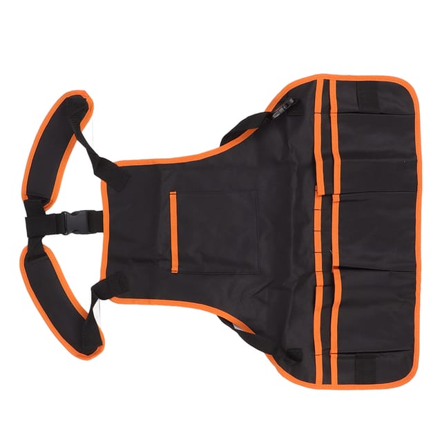 Robuste, Wasserdichte Und Verstellbare Arbeitsschürze Aus Oxford-canvas Mit Mehreren Taschen, Ideal Für Holzarbeiten, Grillen Und Gartenarbeit.