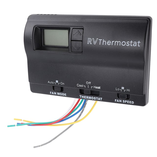 Coleman Wandthermostat Für Wohnmobile, 3 Einstellmodi, Heizung Und Klimaanlage, Referenznummer 83303362, Schwarz.