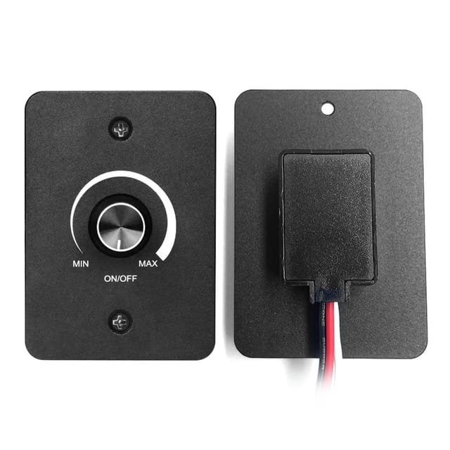 Tragbarer 12v 5a Lichtdimmer Für Wohnwagen, Drehknopfschalter Und Einstellbare Helligkeit.