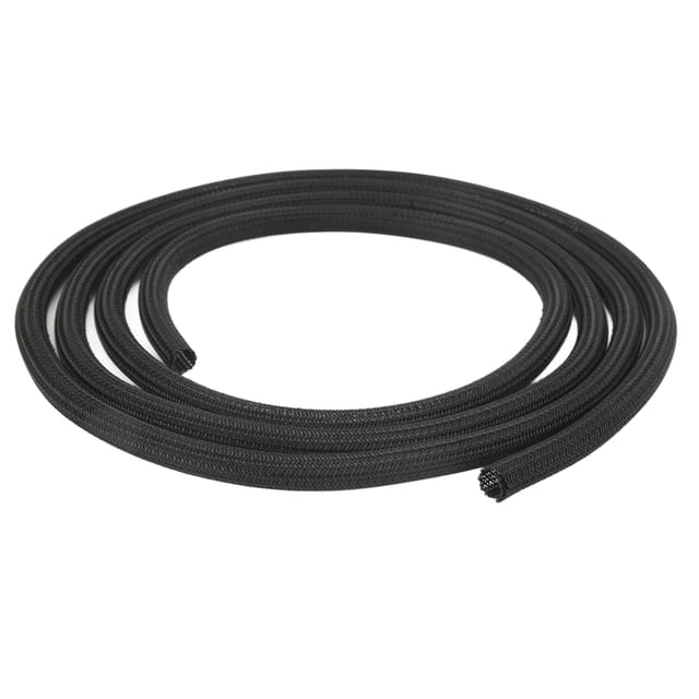 Schutzhülle Für 3 Meter (10 Fuß) Schwarzes Polyethylenkabel Mit Einem Durchmesser Von 1/2 Zoll, Die Verhindert, Dass Haustiere Daran Knabbern.