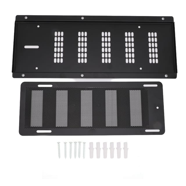 Hochleistungsfähiges Metall-kriechkeller-lüftungsgitter 40,6 X 16,5 Cm (16 X 6,5 Zoll) Für Wohnmobile, Wohnwagen, Yachten Und Garagen.