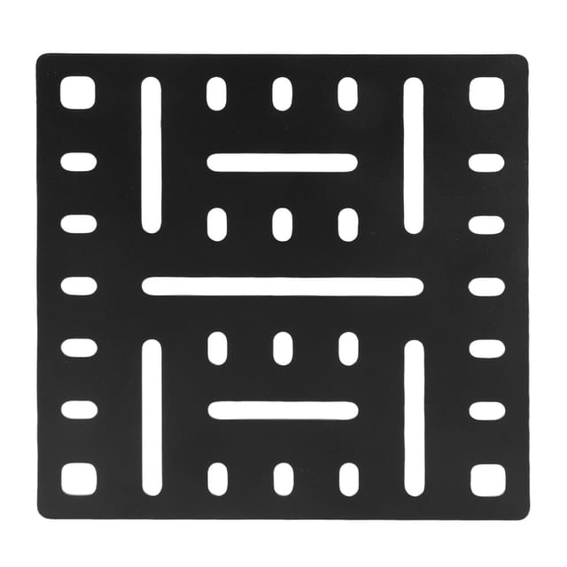 Multifunktionale Ablageplatte Aus Aluminiumlegierung, 210 X 210 X 2 Mm, Für Lkw-ladeflächen, Platzsparend, Kompatibel Mit L-schienen.