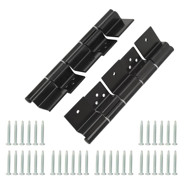 Set Aus 2 Reibungsscharnieren Für Die Eingangstür Von Wohnmobilen, Aus Metall, Hochfest, Schwarz, Mit Leichtgängigem Öffnen Und Schließen, Einfache Montage Für Wohnwagen Und Wohnmobile.