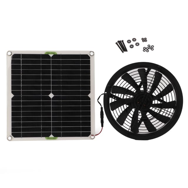 25 Cm Durchmesser, 100 W Solarventilator Für Wohnmobile, Yachten, Gewächshäuser Und Badezimmer.