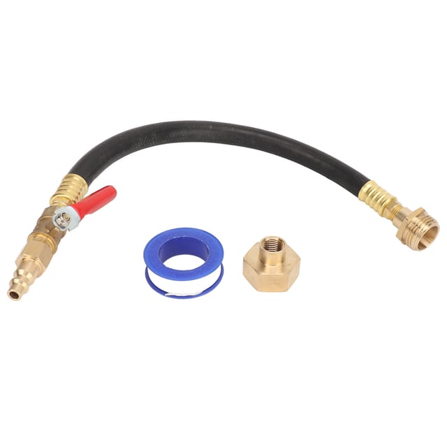 Winterfestmachungsset Für Automatische Wohnmobil-bewässerungsanlagen, Wasserablaufadapter, Schlauchanschluss, Absperrventil Mit 3/4"- Und 1/4"-adapter