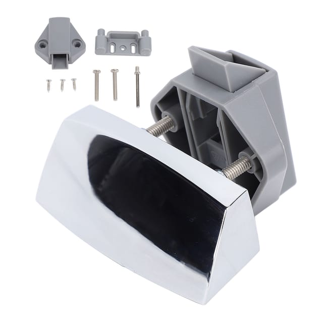 Schlüsselloses Druckknopfschloss Für Wohnmobilschränke, Aus Elegantem Zinklegierung, Verchromt, Ideal Für Yachten, Wohnmobile, Wohnwagen Und Andere Freizeitfahrzeuge.