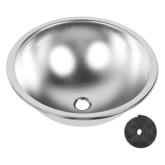 40,6 X 16,3 Cm Spülbecken Aus Edelstahl 304 Für Wohnmobile, Vielseitig Einsetzbar Und Mit Effizientem Abfluss, Für Küchen, Wohnwagen, Wohnmobile, Boote Und Yachten.