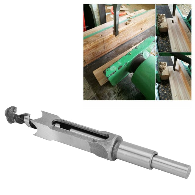 Das Komplette Set Aus 20-mm-vierkantbohrern Für Die Holzbearbeitung Zeichnet Sich Durch Eine Zufällige Nutform Aus.