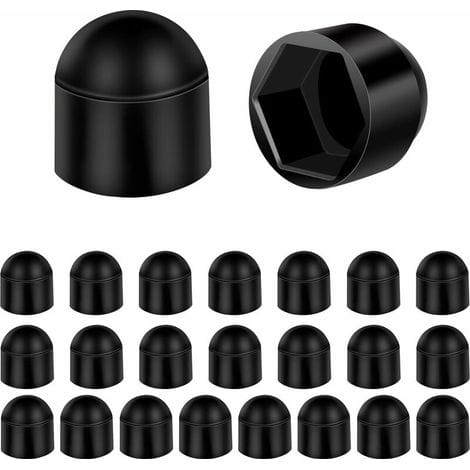 Anthrazitfarbene Kunststoff-m6-mutternkappen – 24er-packung Für M6-schrauben – Passend Für 10-mm-schlüssel – Professionelle Verarbeitung