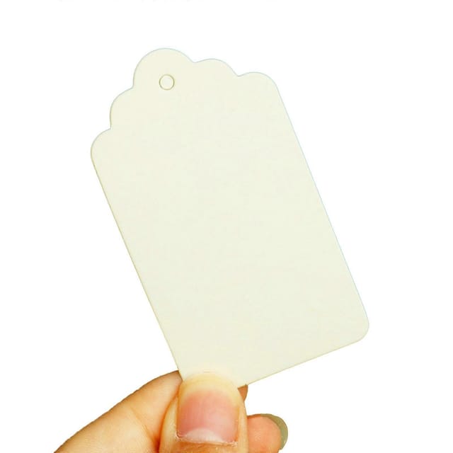50 Geschenkkarten Mit Loch, Namensschilder, Hängeschilder, Partygeschenke, Papier, Beige