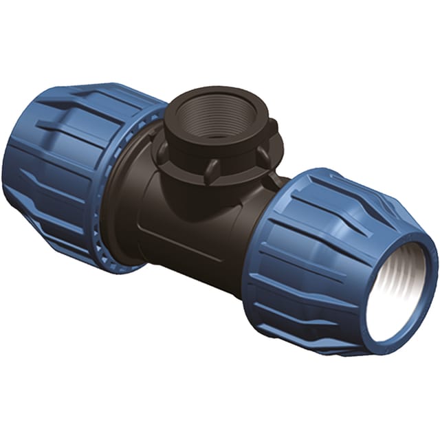 Pp-t-stück 25x3/4" Für Wasserleitungen Pe Pn16 Bar