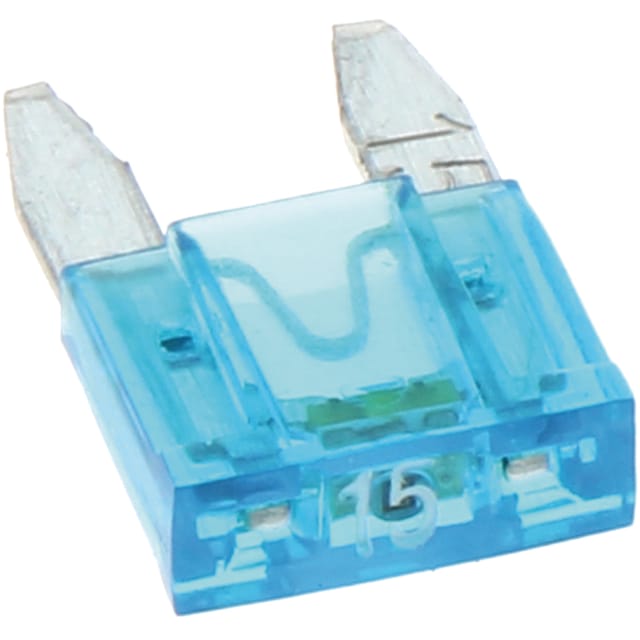 Mini-flachstecksicherungen 32v 15a 10 Stück.