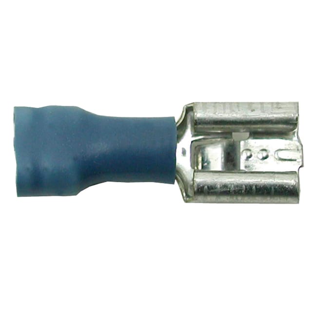 Crimpverbinder, Flach, Teilisoliert, 8,0 X 0,8 Mm, 1,5–2,5 Mm²