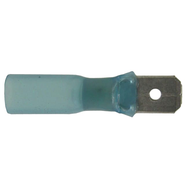 Crimpverbinder, Flachkabelanschlussstecker, 6,3 Mm², 1,5–2,5 Mm², 25 Stück