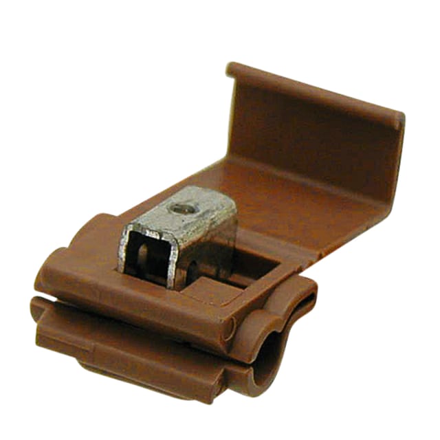 Kabelverbinder, Isoliert, Braun, Querschnitt 4mm2, 600v, 10 Stück.