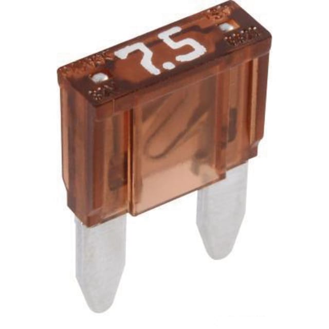 Mini-flachsteckersicherung 32 V 1 X 7,5 A 10,9 X 16,3 Mm Braun