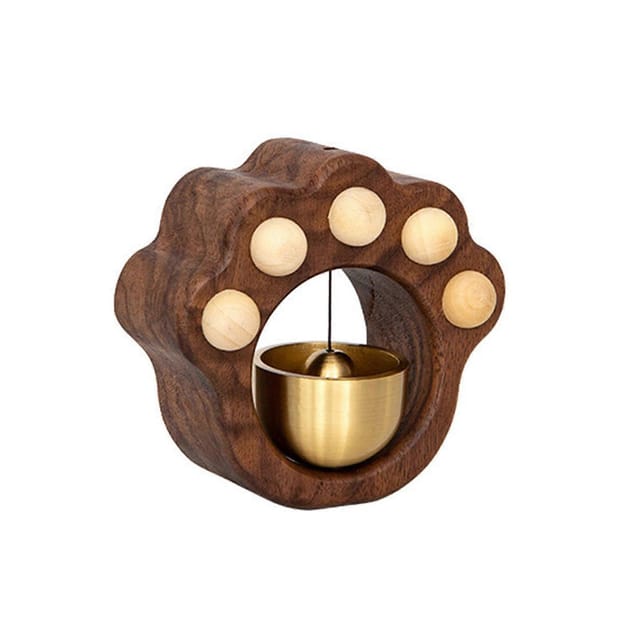 Holzglocken Für Händler, Türklingel, Fußförmige Hängeglocken, Ornamente, Kreative Dekoration, Eingangsglocke, Windspiel, Langlebig