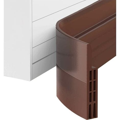 Isolierender Türboden, Zugluftstopper & Türdichtung Flexibler Silikon-türzugluftstopper Zur Isolierung Gegen Kälte, Lärm Und Feuchtigkeit (braun, 1 Rolle (5 Cm X 100 Cm))