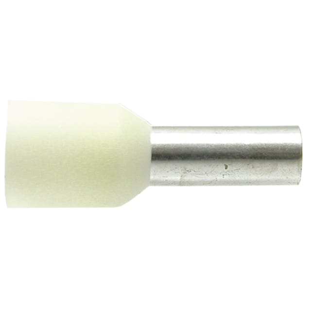 Isolierte Drahtenden, Querschnitt 10 Mm², L = 12–21 Mm, Innendurchmesser 4,5–7,6 Mm