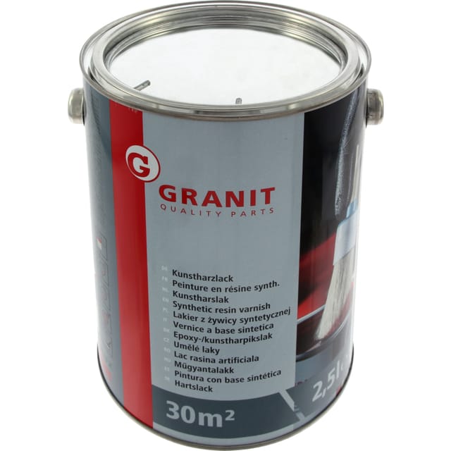 Lack, Gelbdahlie Ral 1033 Nopolux Wilckens Granit, 2,5 L Dose