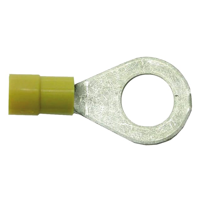 Isolierte Crimp-ösenverbinder, Durchmesser 10,5 Mm, M10, 4–6 Mm², Gelb