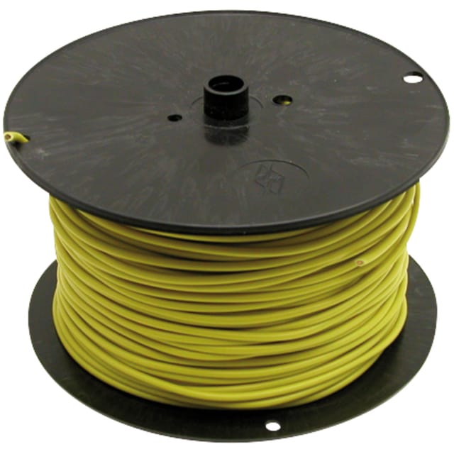 Gelbes Kabel, Einadriger Kabelbaum, Querschnitt 1,5 Mm², L = 100 M