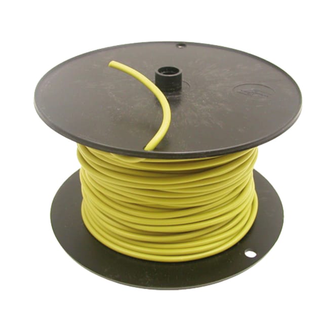 Gelbes Kabel, Einadriger Kabelbaum, Querschnitt 2,5 Mm², L = 50 M