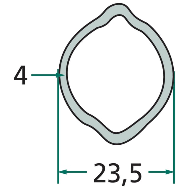 Profilrohr 1m 397720235100 Weasler