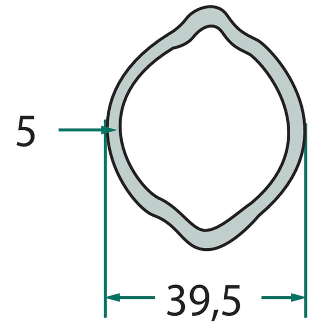 Profilrohr 1 M G5 397720395100 Weasler