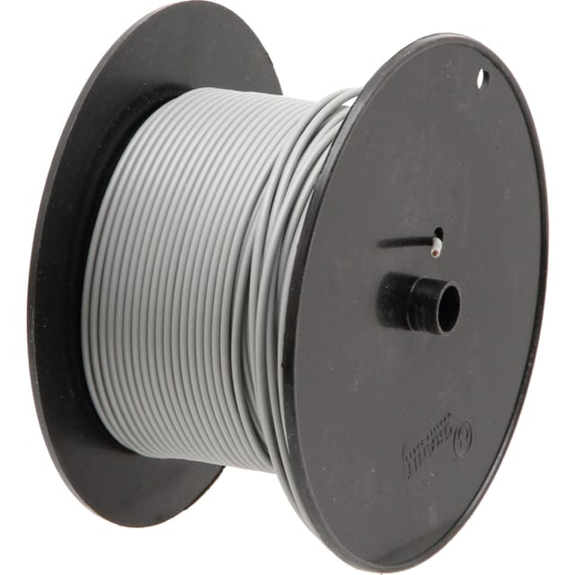 Grauer Draht, Einadriger Kabelbaum, Querschnitt 1,0 Mm², L = 100 M