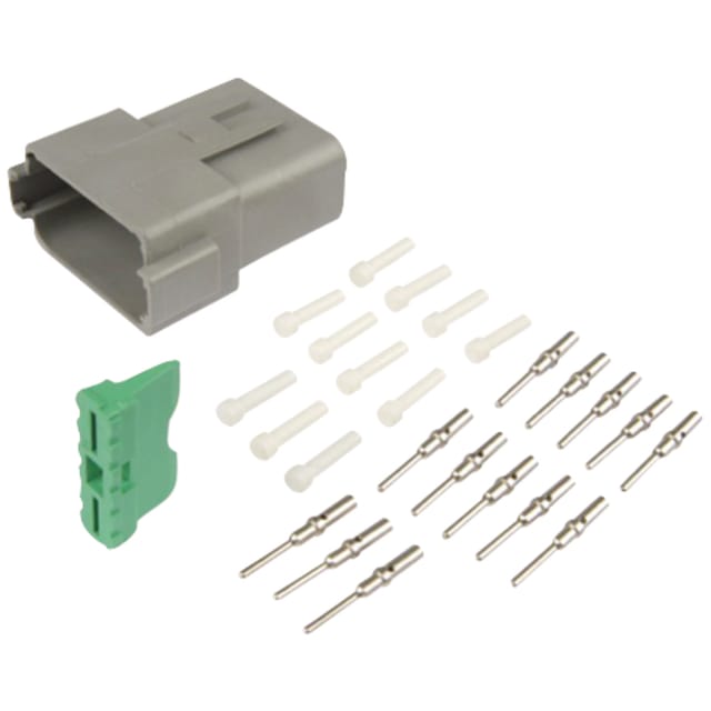 12-poliges Steckdosengehäuse-set Mit Dichtung, Steckertyp, Rund, Ip68