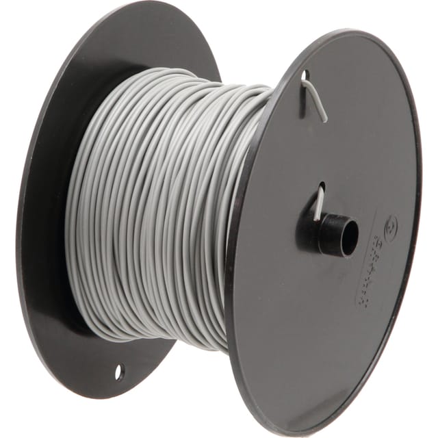 Grauer Draht, Einadriger Kabelbaum, Querschnitt 1,5 Mm², L = 100 M