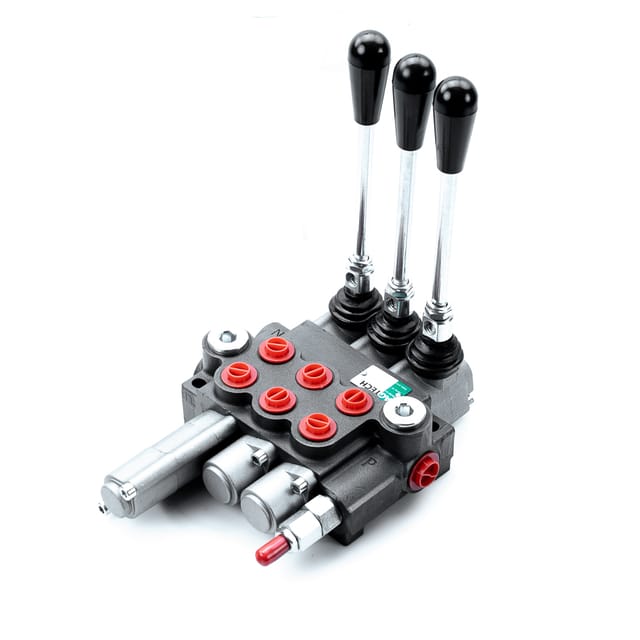 3-teiliger Verteiler 40 L, Manuell Gesteuert, Mit Schwimmender Sektion 87000931