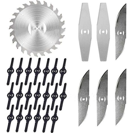 Ersatzmesser Für Akku-rasentrimmer, Robustes Metallzubehör Für Elektrische Freischneider, Langlebiges Und Scharfes Universal-ersatzteil
