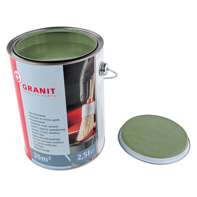 Grüner Lack Ral 6011 Resedagrün Wilckens Granit 2,5 L Dose