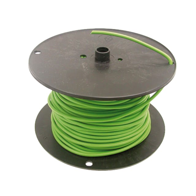 Grünes Kabel, Einadriger Kabelbaum, Querschnitt 2,5 Mm², L = 50 M