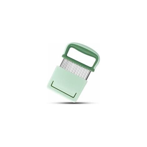 Wellenförmiges Grünes Frittiermesser, Kartoffelschneider, Frittiermesser Aus Edelstahl, Wellenschneider Für Gemüse, Obst Und Salate, Wellenmesser