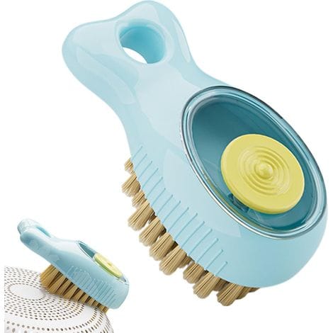 Küchenbürste, Reinigungsbürste Mit Seifenloch, Für Grillgeräte, Tischgrills, Backöfen, Pfannen, Filter, Dunstabzugshauben, Herde Und Camping